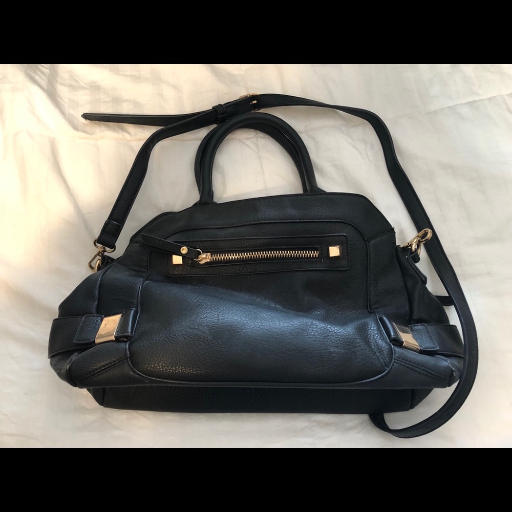 Black & gold purse